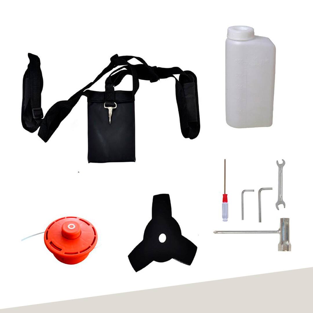 Roçadeira gasolina Intech Machine 55cc skim 5500 acessórios