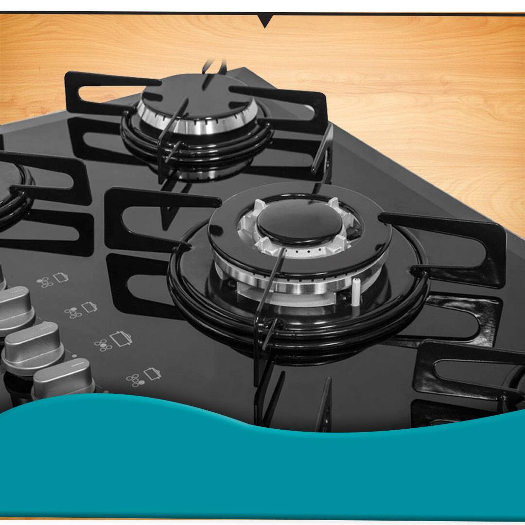 Cooktop Gás Philco 5 Bocas Tripla Chama