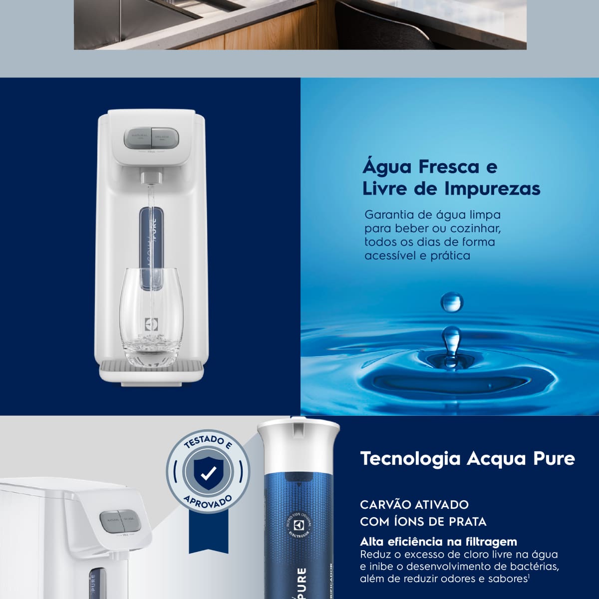 Purificador de Água Electrolux PE15B Efficient