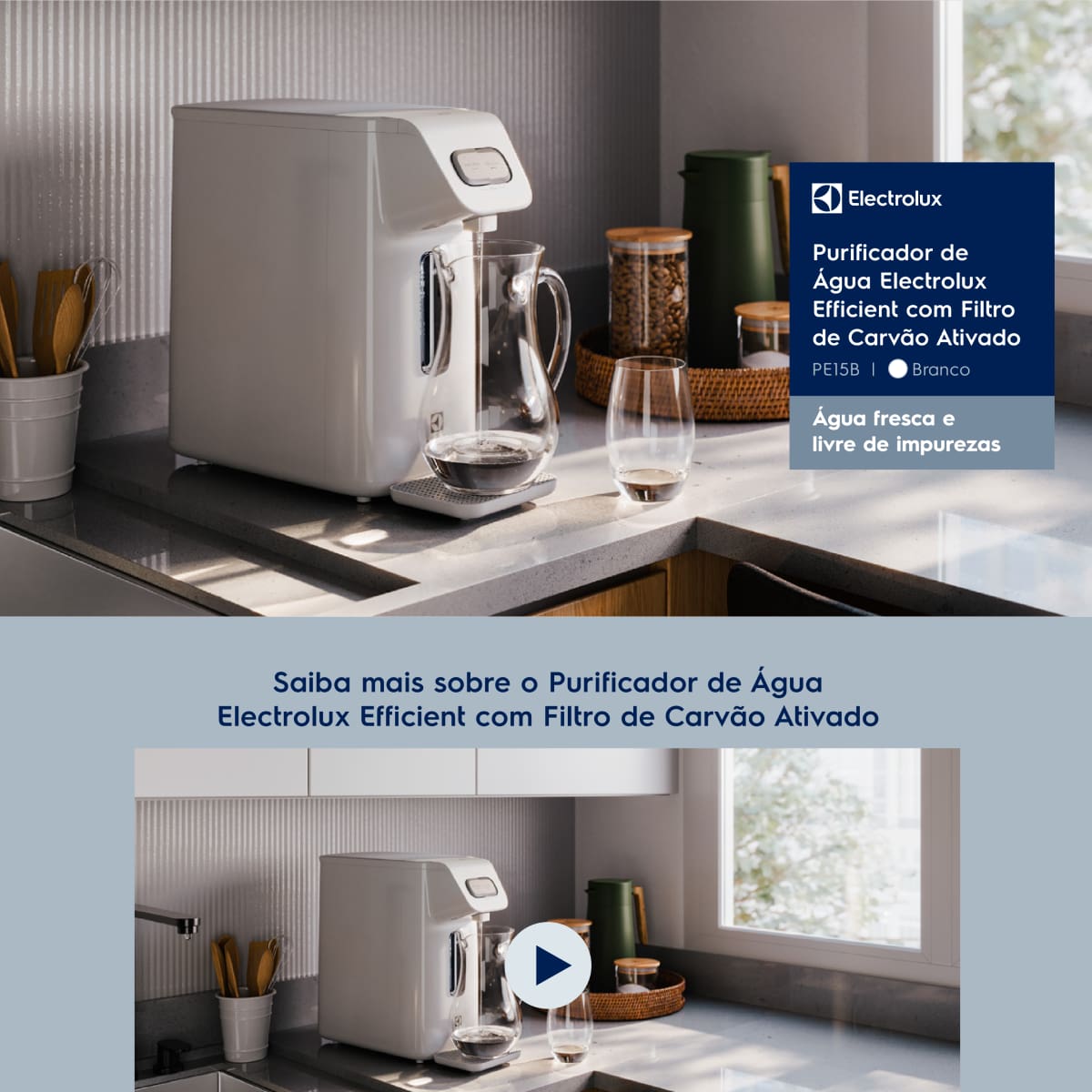Purificador de Água Electrolux PE15B Efficient