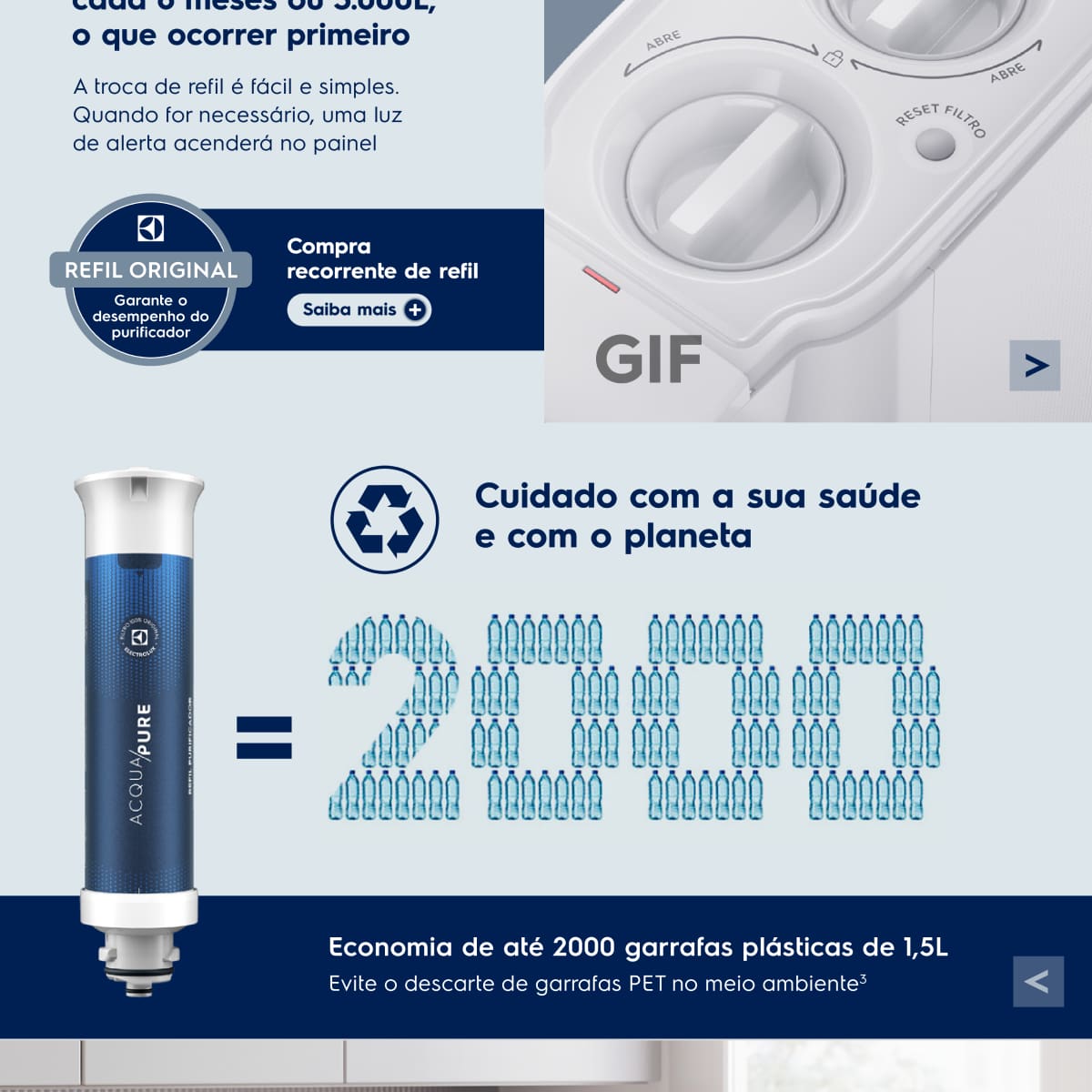 Purificador de Água Electrolux PE15B Efficient
