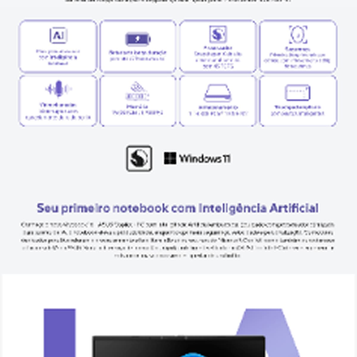 Notebook ASUS Vivobook 16 X1607QA Snapdragon X1 