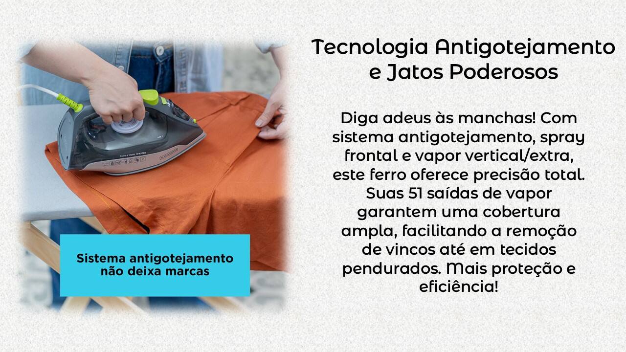 erro a Vapor Black&Decker FX2750 Antigotejamento