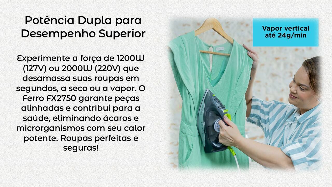 erro a Vapor Black&Decker FX2750 Antigotejamento