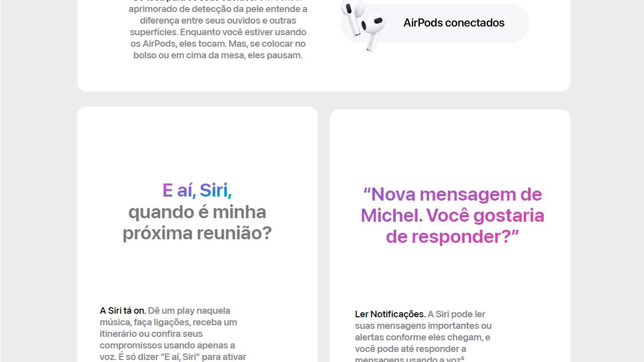 Apple AirPods 3ª geração Estojo Recarga Lightning