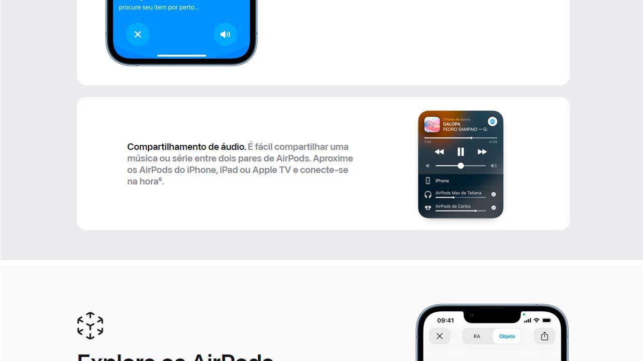 Apple AirPods 3ª geração Estojo Recarga Lightning