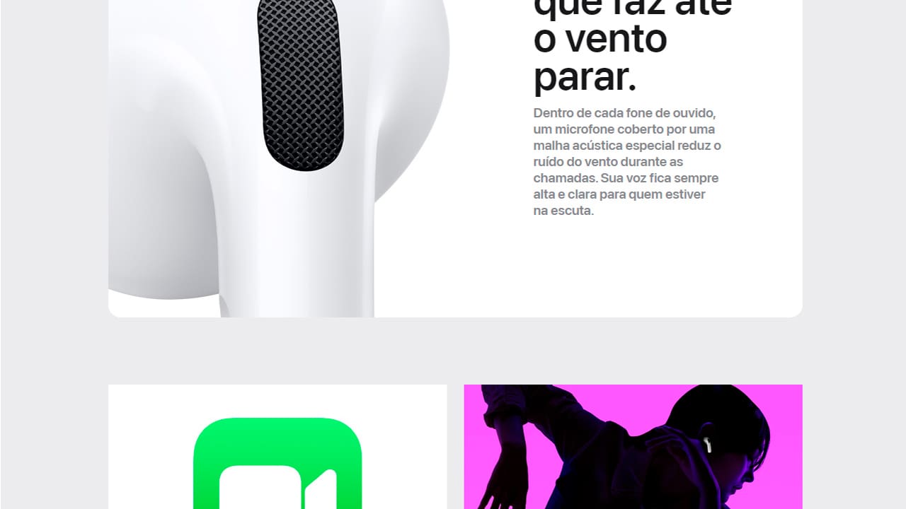 Apple AirPods 3ª geração Estojo Recarga Lightning