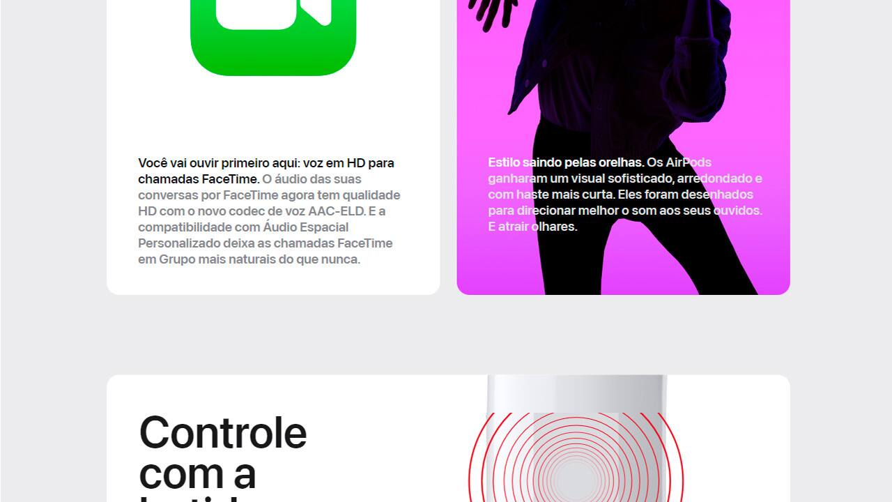 Apple AirPods 3ª geração Estojo Recarga Lightning