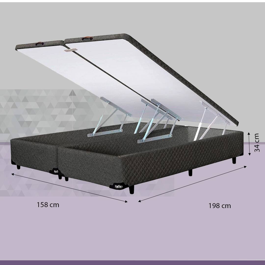 Base Box Itaflex Universal baú cantoneiras estrutura medidas