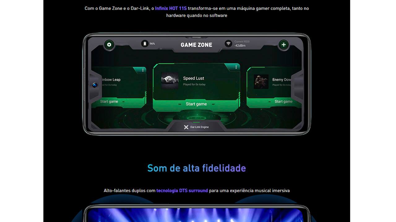 CEL.DESB. INFINIX HOT 11S PRETO - 55043522