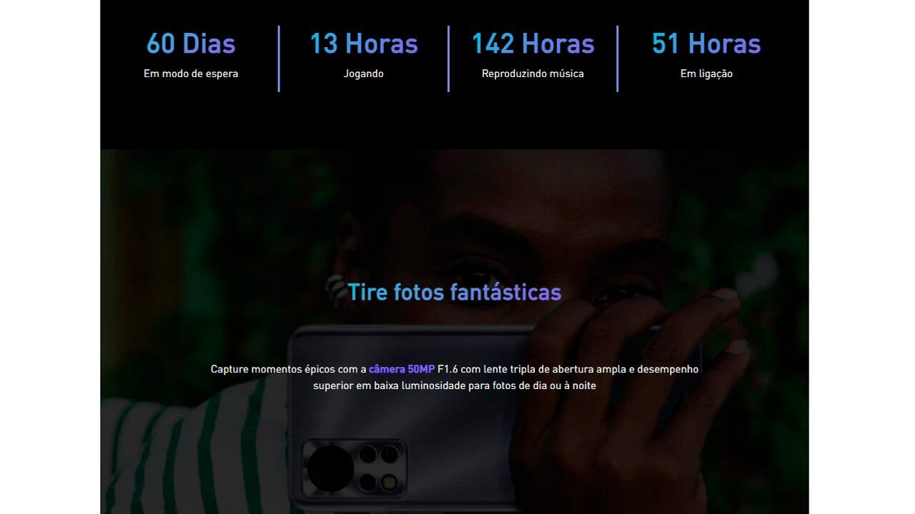 CEL.DESB. INFINIX HOT 11S PRETO - 55043522