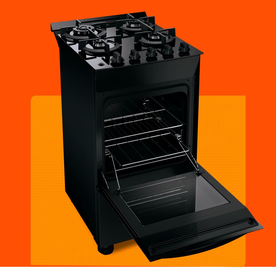Fogão Brastemp BFO4XAE forno capacidade