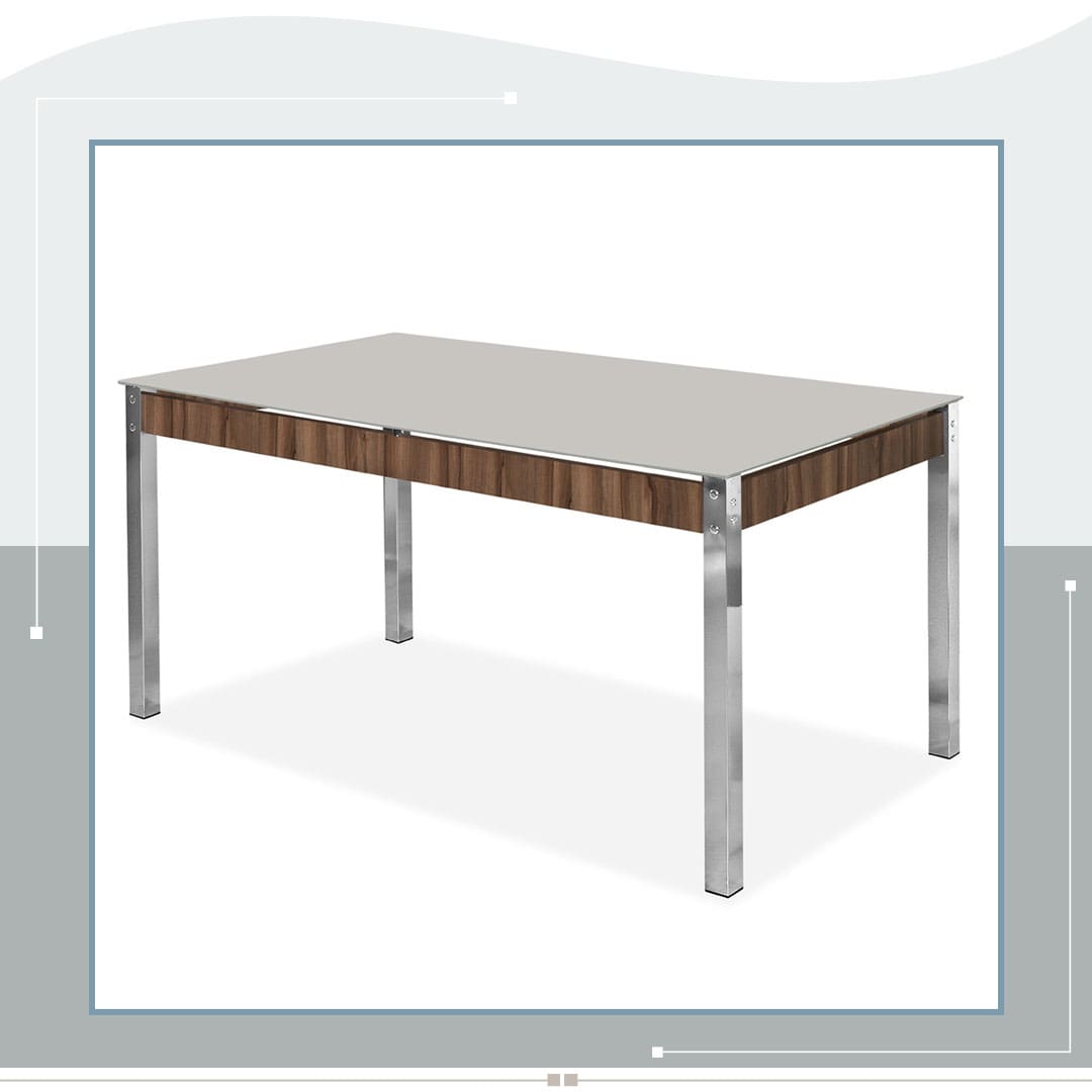 Mesa Jantar Aço Nobre estrutura tamanho