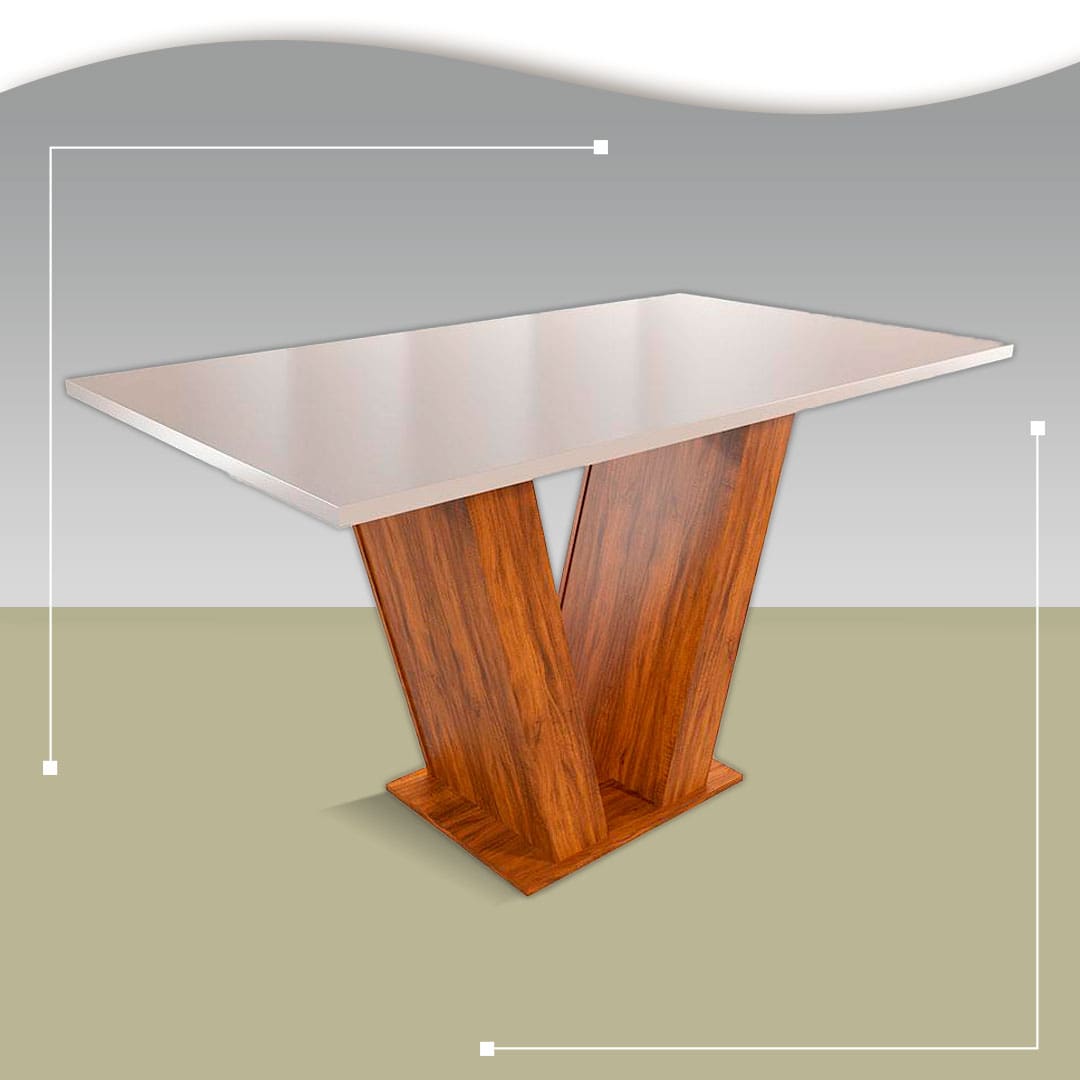 Mesa Jantar Viero Móveis Pérola 