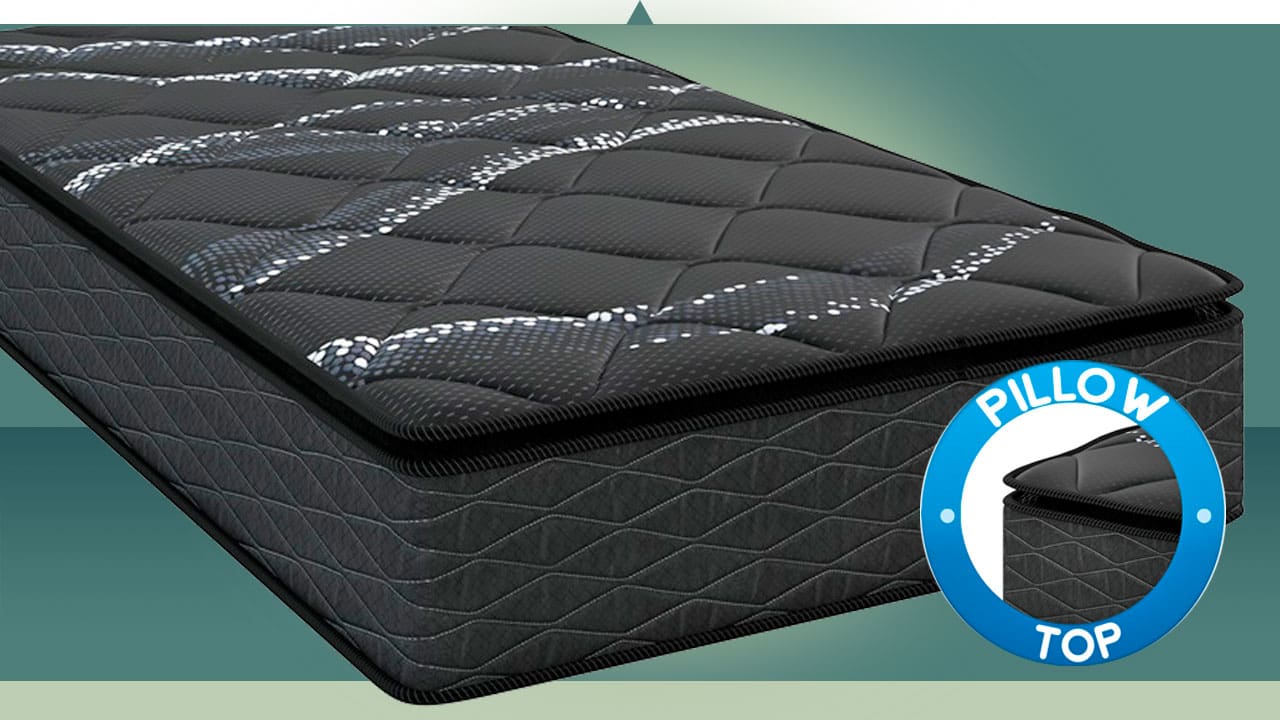 Colchão Solteiro Umaflex New Itália camada pillow top