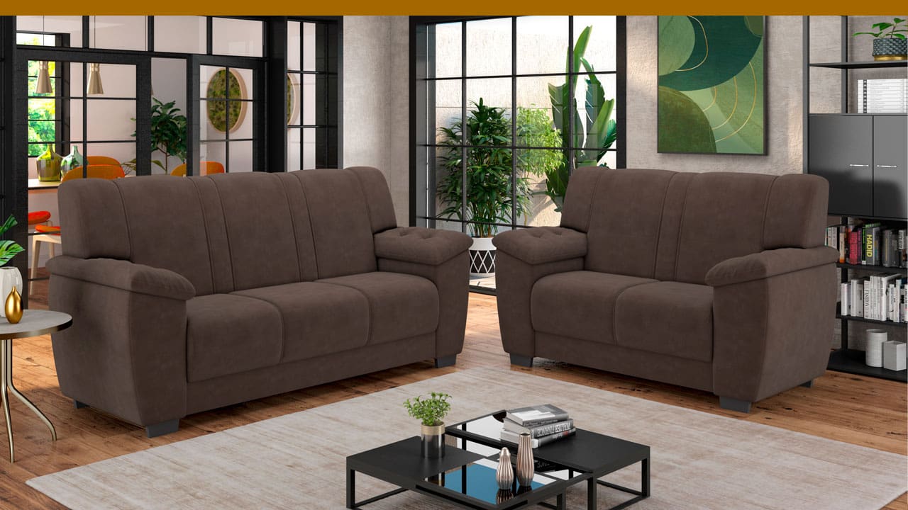 Conjunto Sofá Luizzi Roma lugares