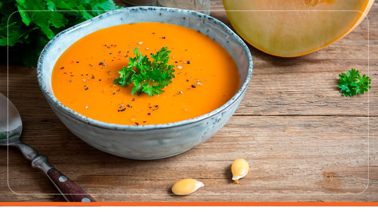 Pote com um caldo delicioso
