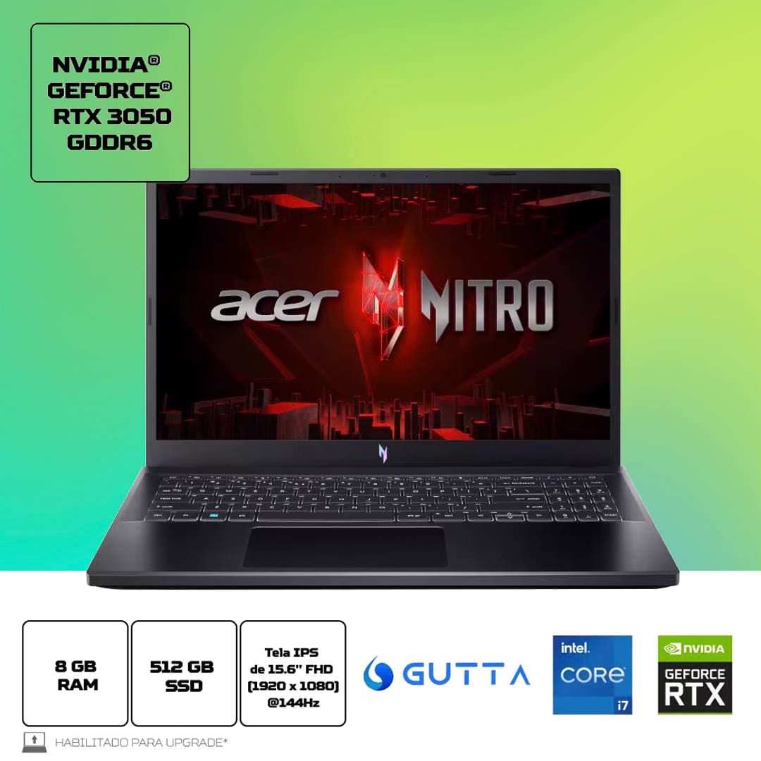 Notebook Gamer Acer Nitro V15