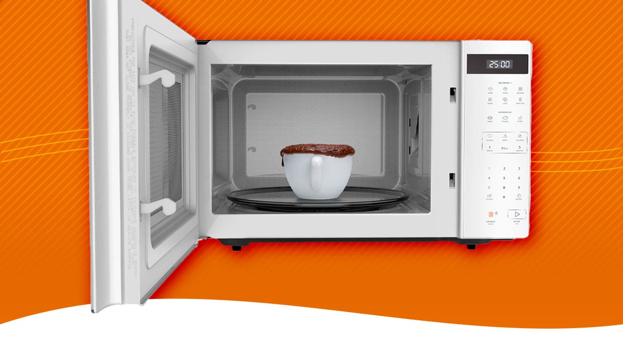 Forno Micro-ondas Toshiba MM2  aberto