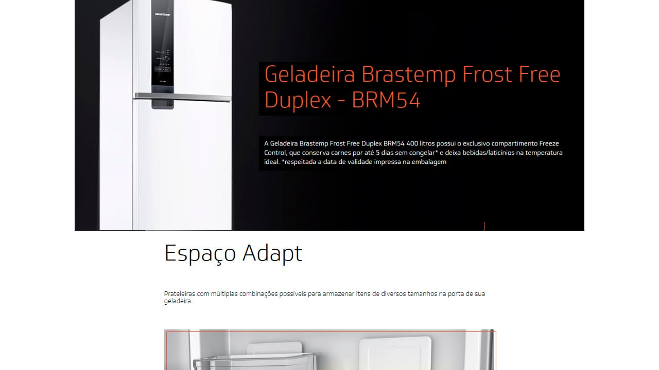 Geladeira Brastemp BRM54HBA Branca 400L