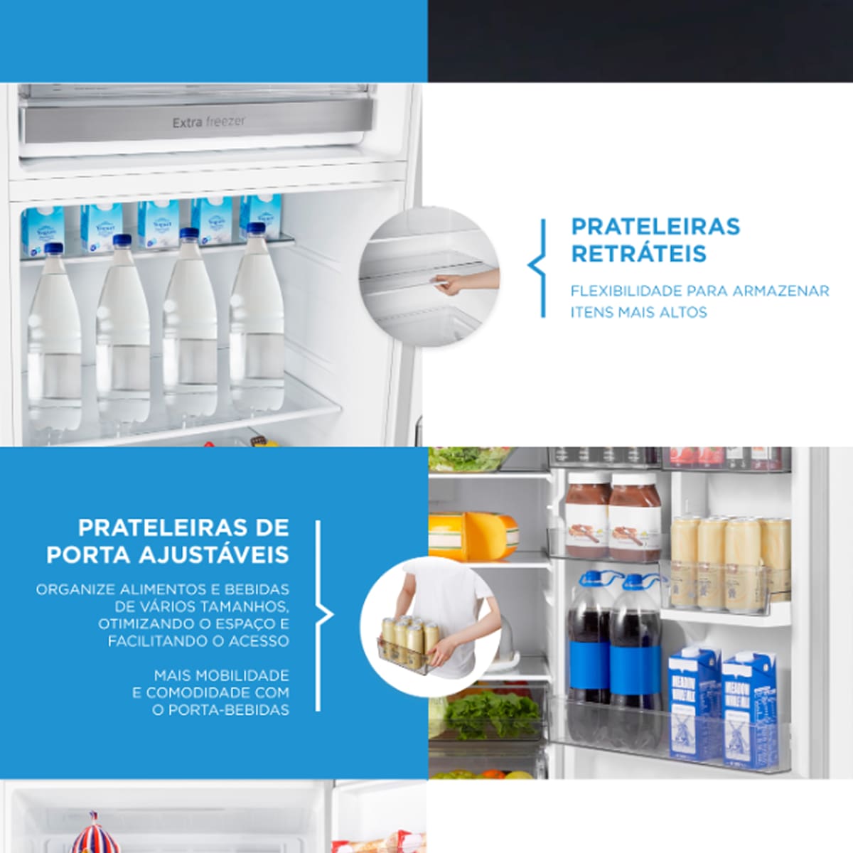 Geladeira Midea Frost Free MD-RT650EVD013 Duplex