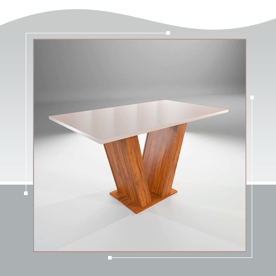 Mesa Jantar Viero Móveis Pérola 
