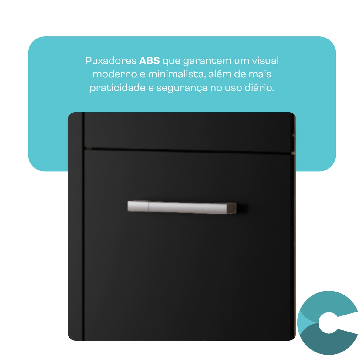 Cozinha Arizona Glam Carvalho com Preto