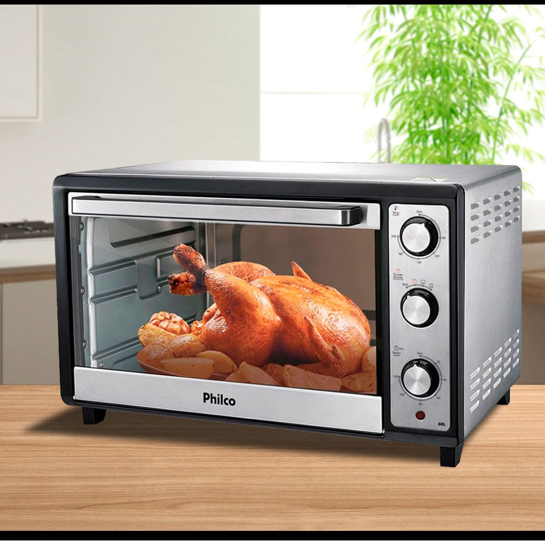 Forno Elétrico Philco PFE60I frango batata bancada
