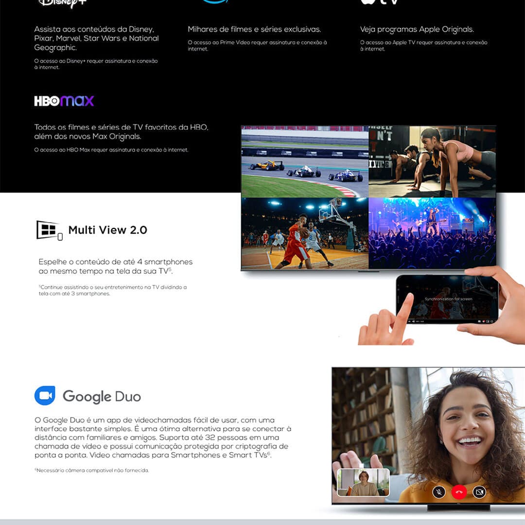 Smart TV QLED 65" 4K TCL 65C835