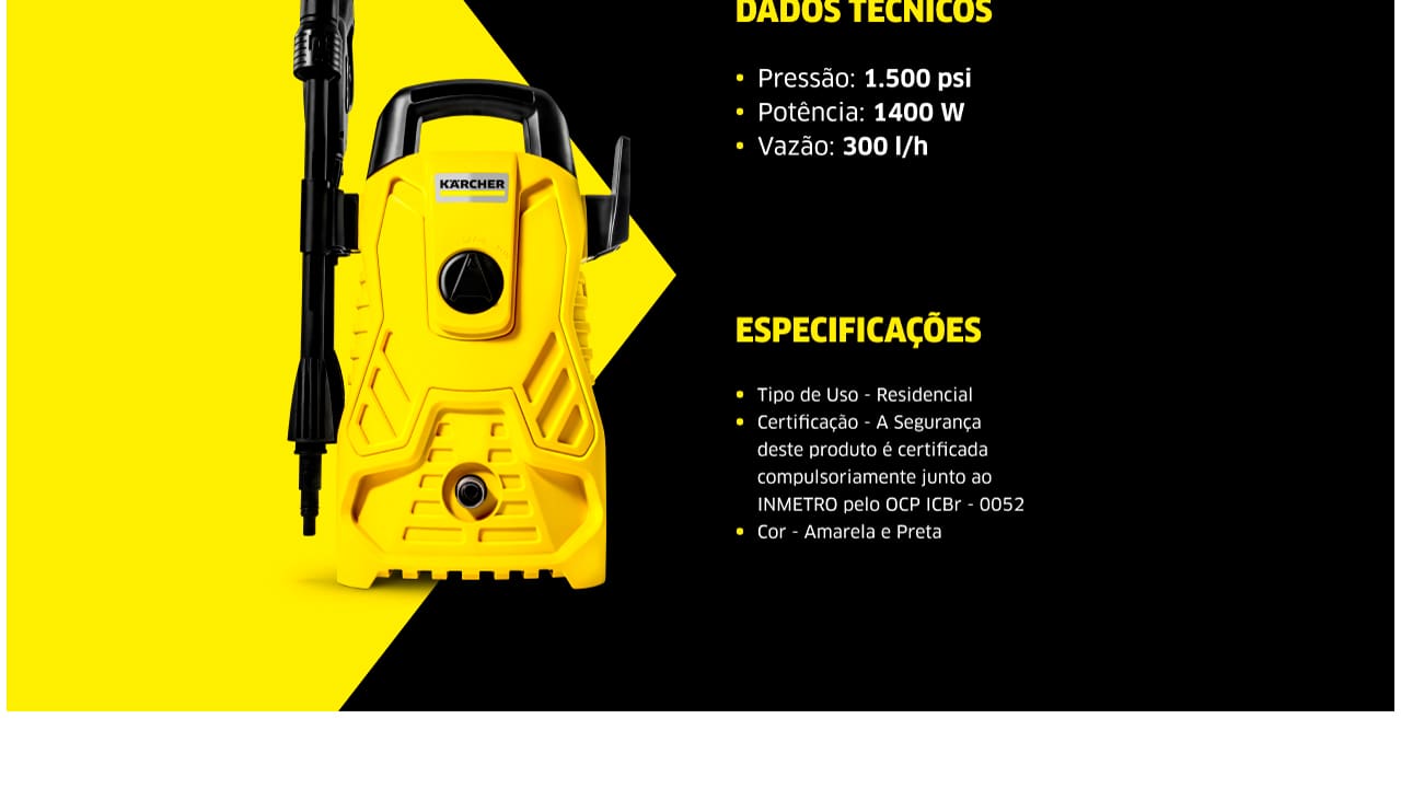 lavadora-alta-pressao-karcher-compacta
