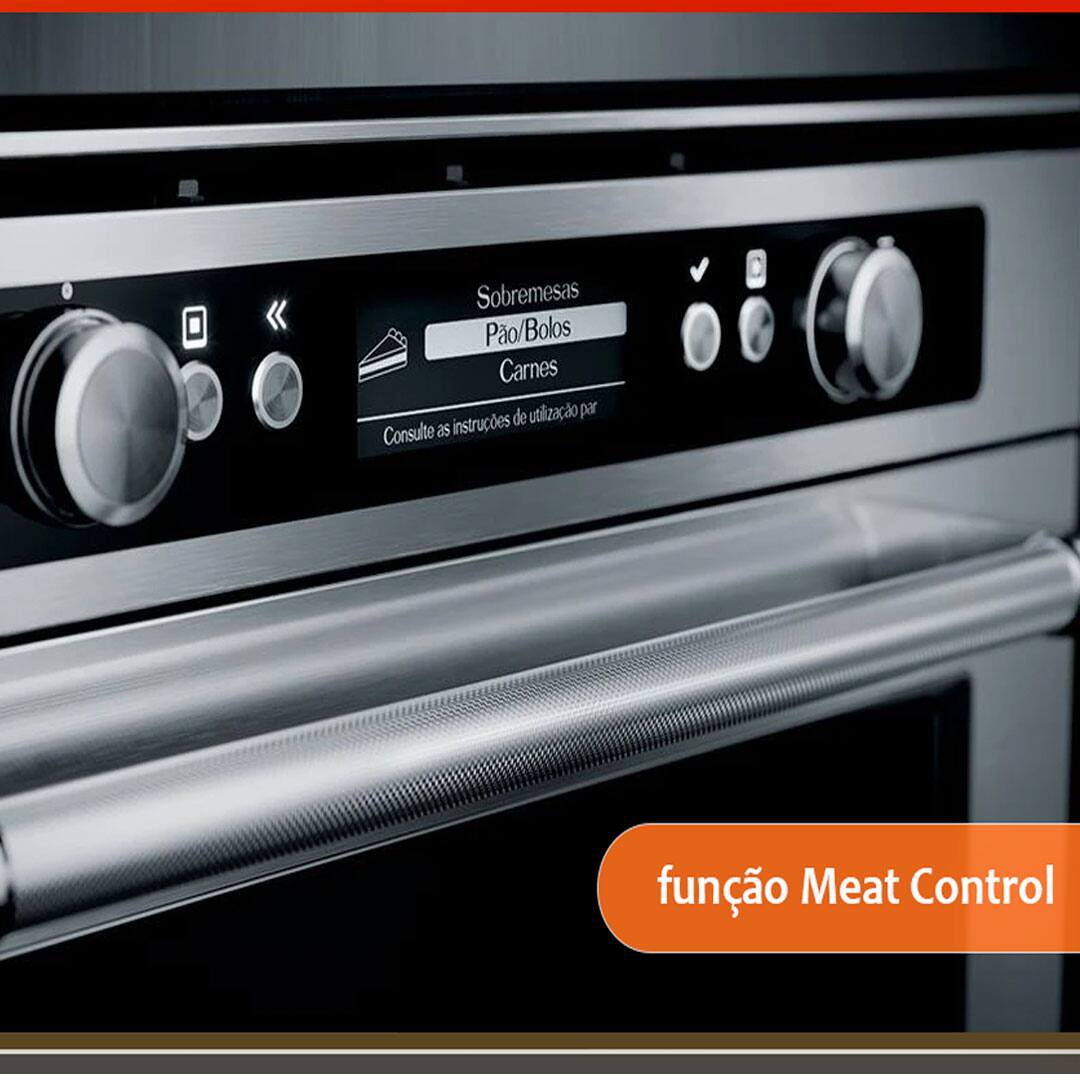 Forno a vapor e inúmeras receitas pré-programas