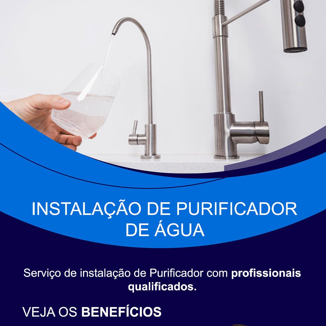 Instalação Purificador de Água