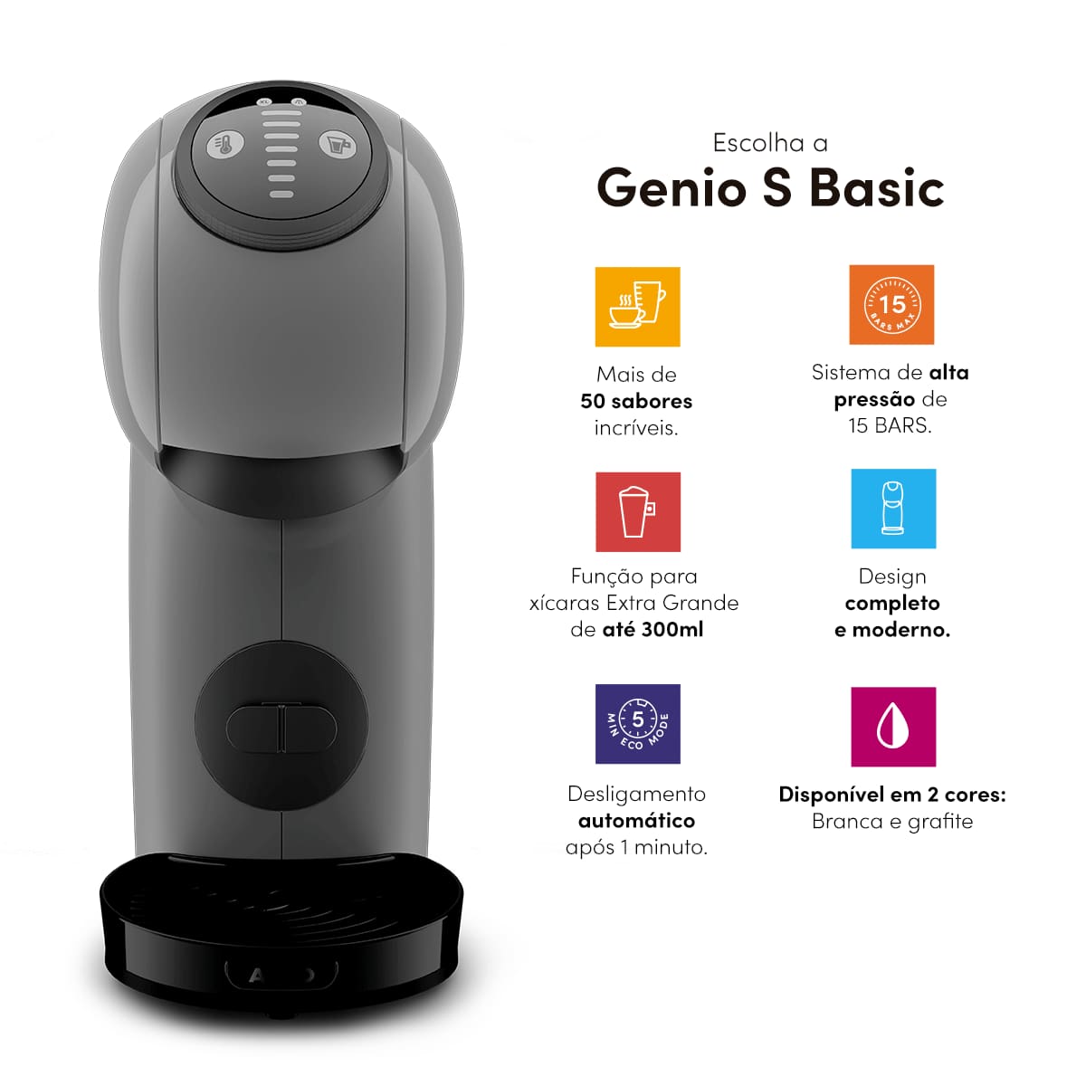 Dolce Gusto Genio S Basic Grafite