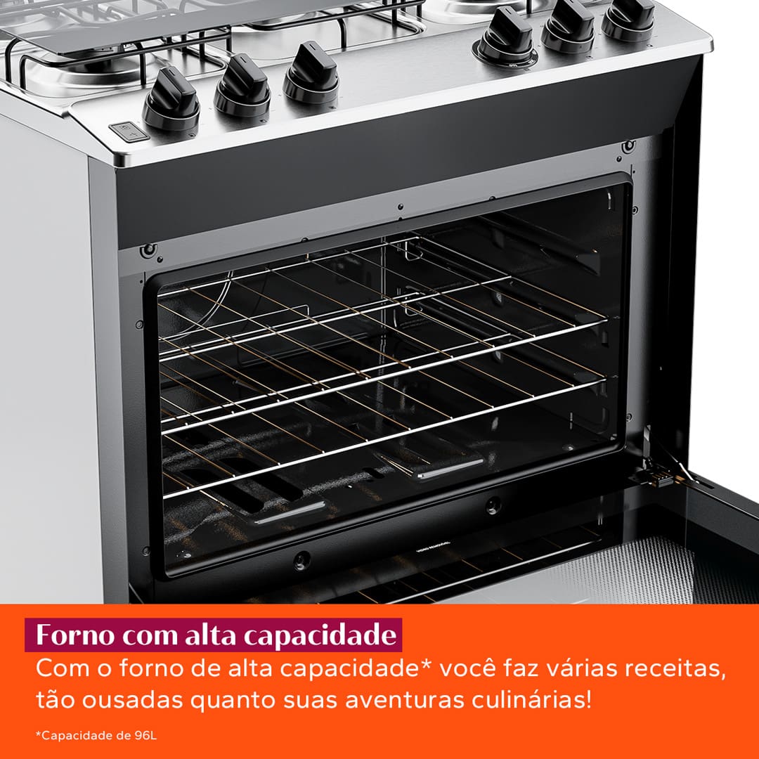 Fogão Brastemp 5 Bocas BFS5NDB