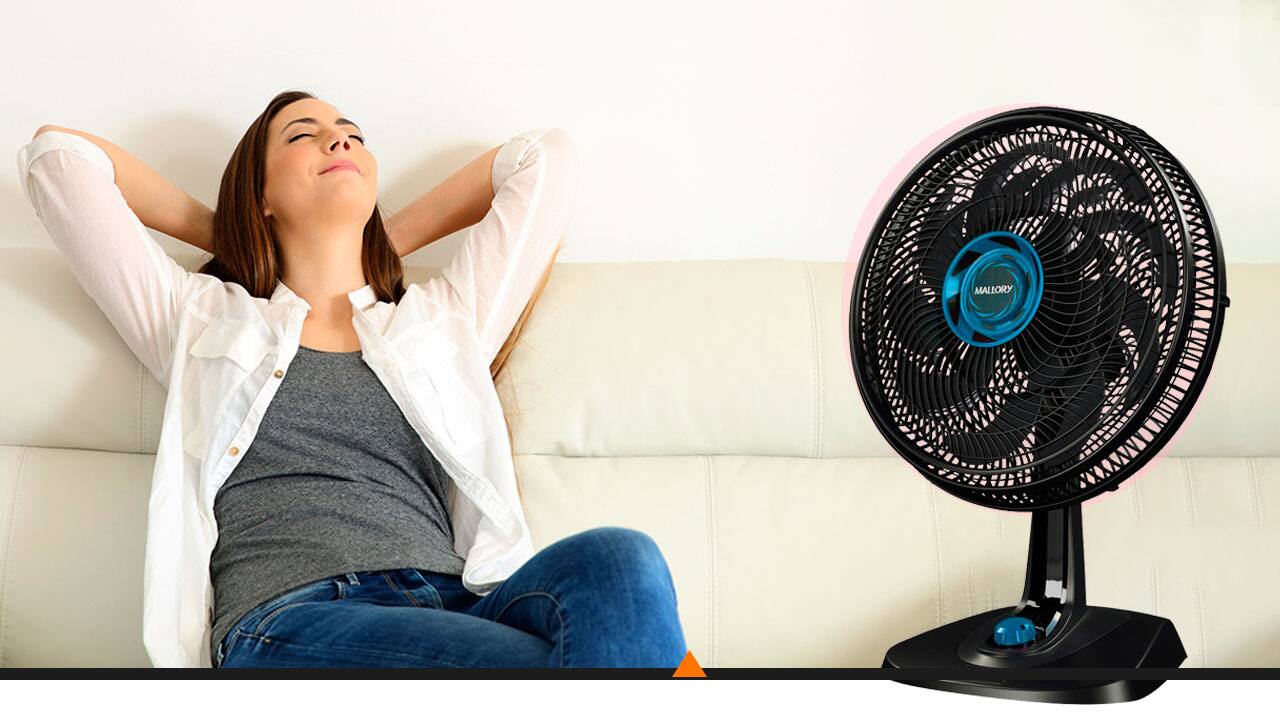 Ventilador Mesa Mallory Neo Air 15 Vibe diâmetro potência
