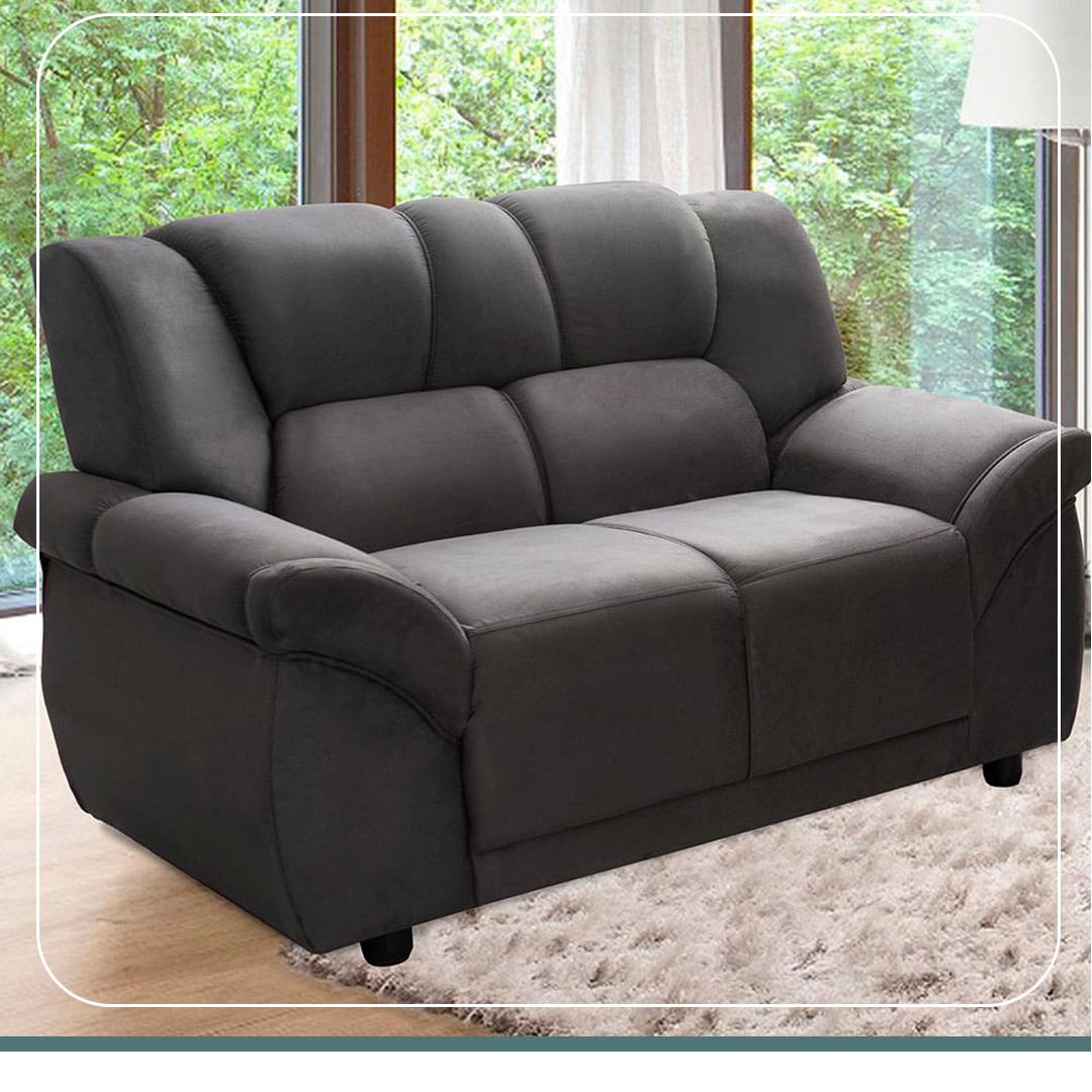 Sofá 2 Lugares Hellen Buarque com 140cm de Largura Ponto