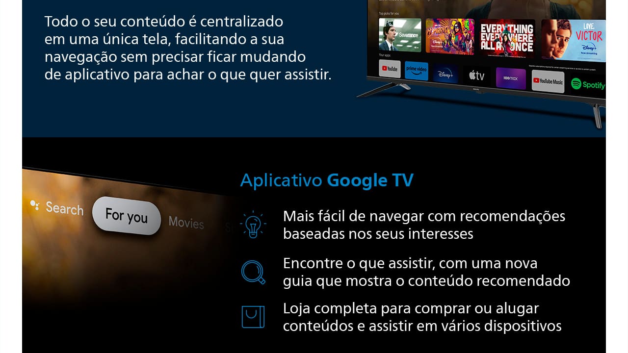 Qualidade de imagem impressionante em 4K A Smart TV Philips 50" 4K 50PUG7019 traz uma experiência visual imersiva com sua resolução Ultra HD 4K. Cada detalhe é exibido com precisão e nitidez, proporcionando cores vibrantes e contrastes profundos. Com uma tela plana de 50 polegadas, você desfruta de uma ampla visão, perfeita para assistir seus filmes, séries e jogos favoritos com qualidade cinematográfica.