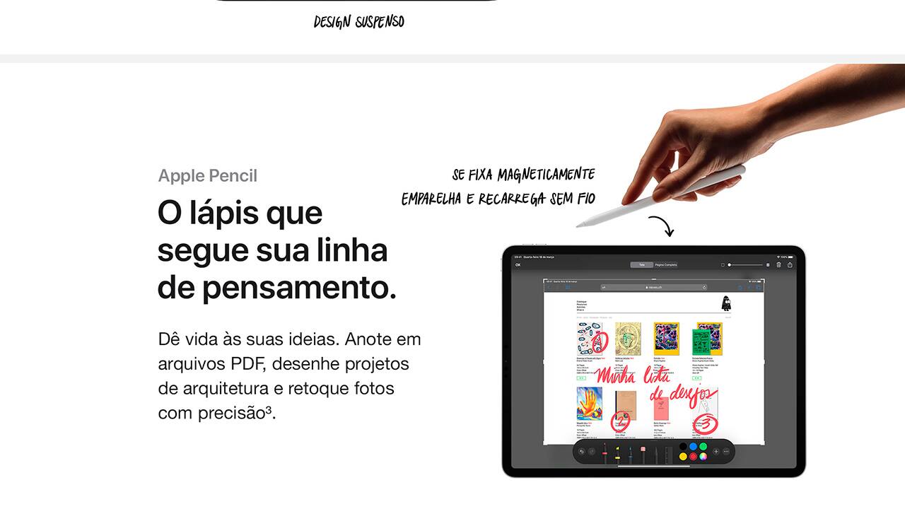 Apple iPad Pro 12.9” Cinza Espacial 