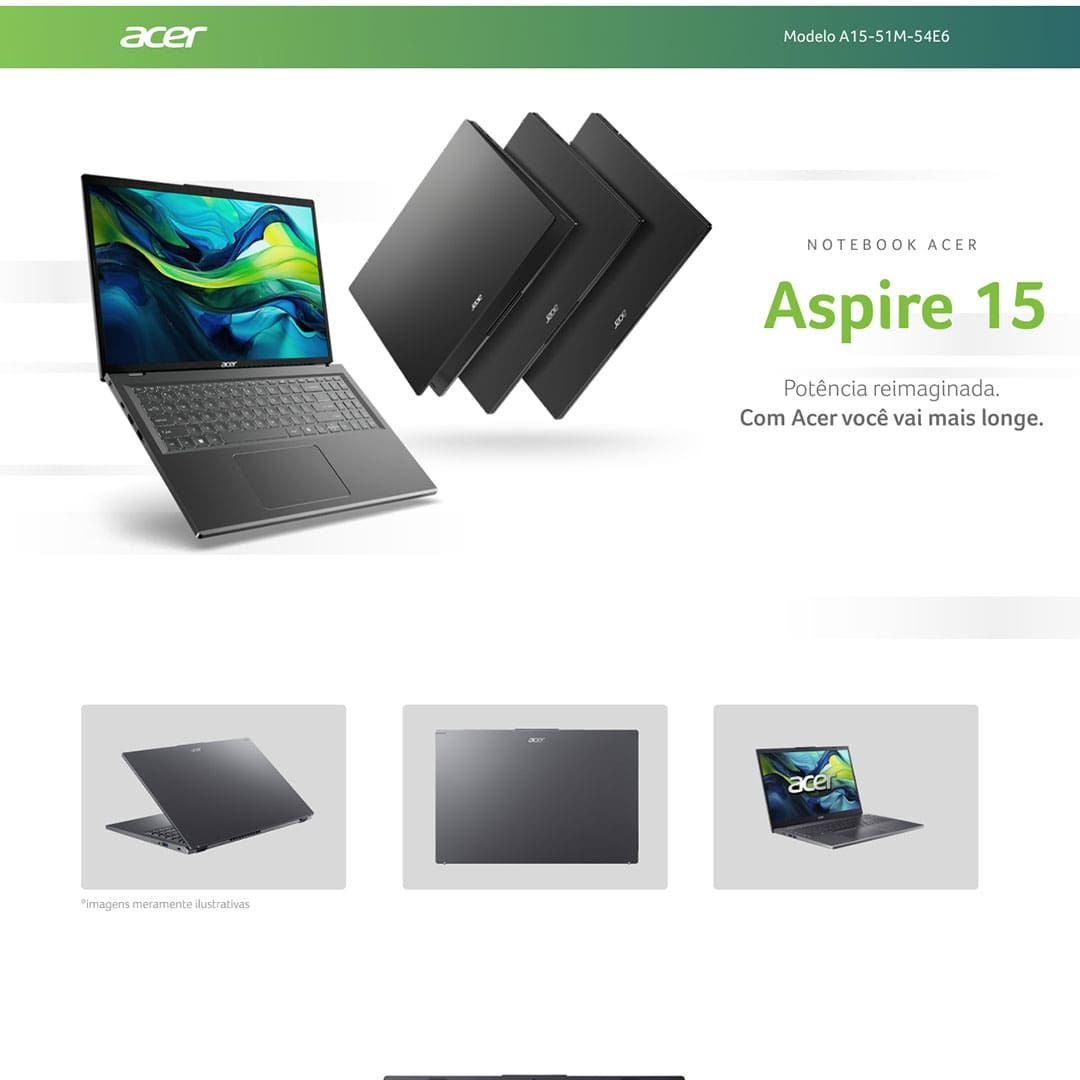 Notebook Acer Aspire 15