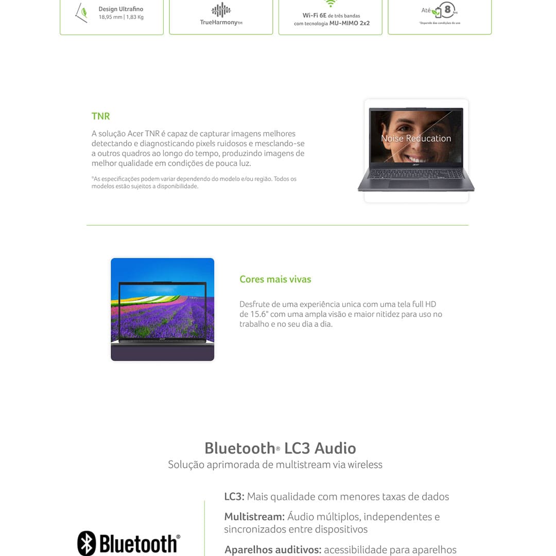 Notebook Acer Aspire 15