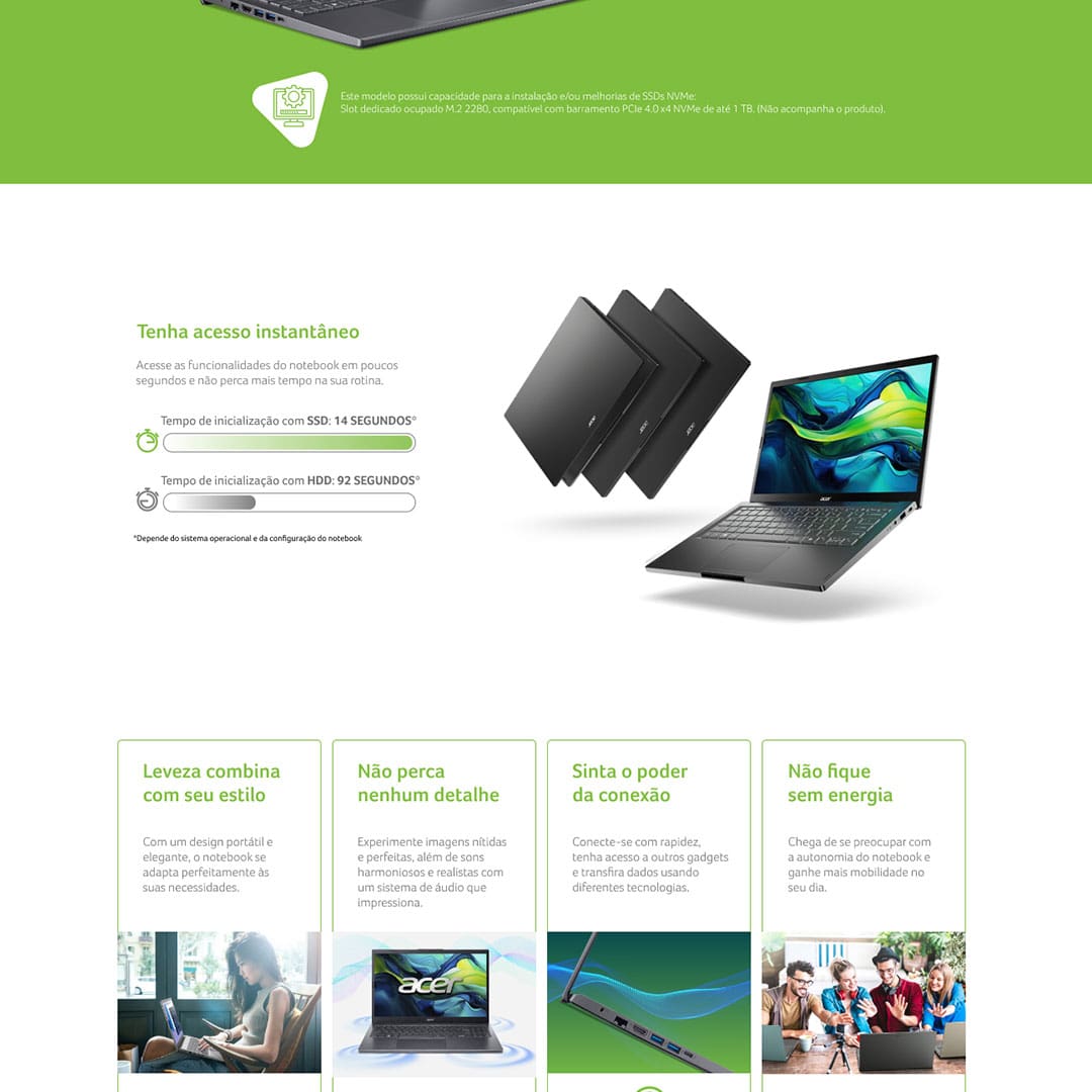 Notebook Acer Aspire 15