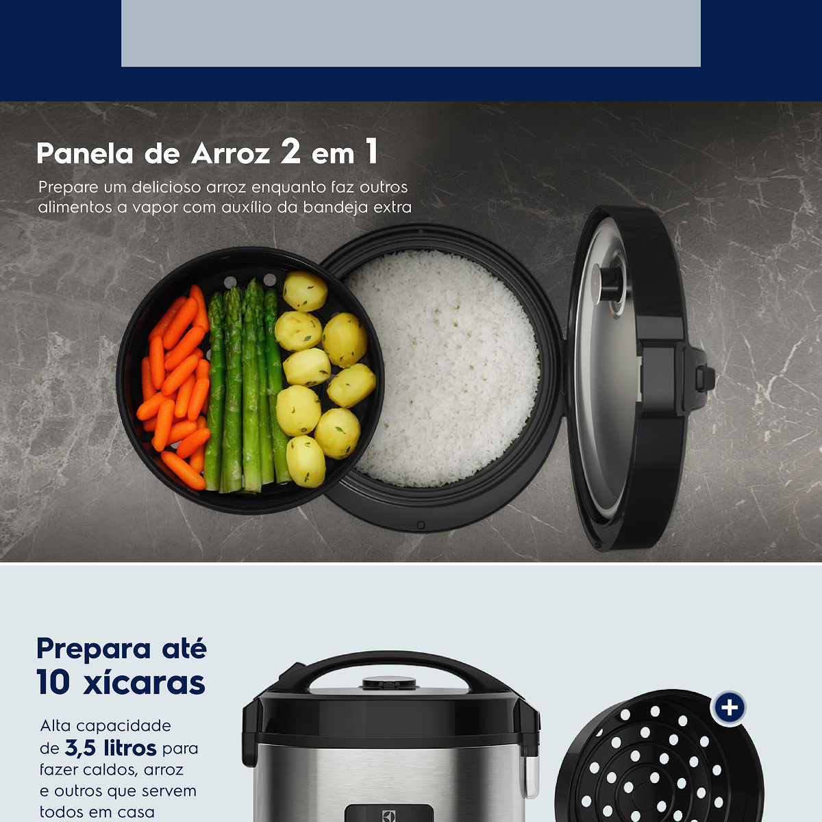 Panela Elétrica de Arroz Electrolux Efficient ERC2
