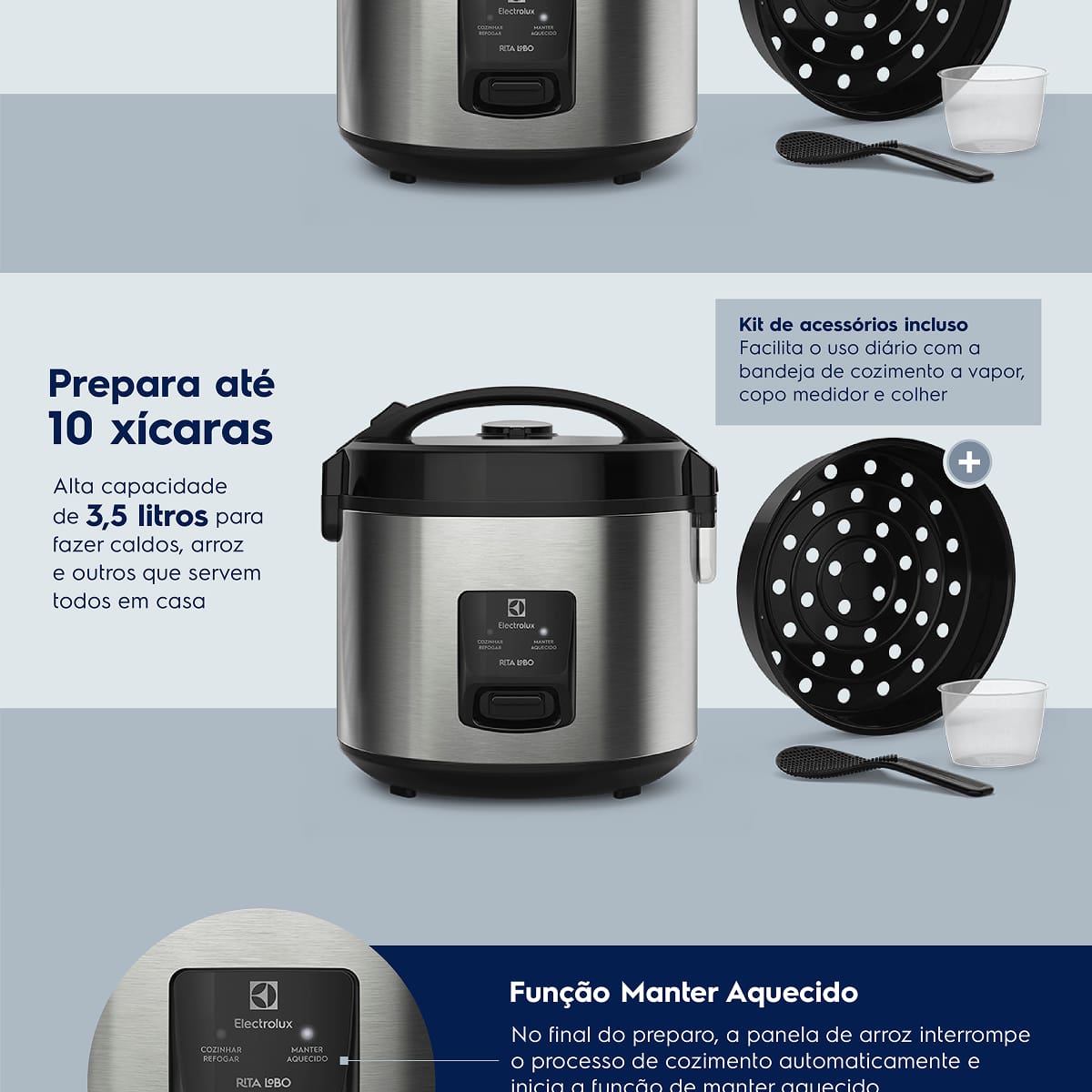 Panela Elétrica de Arroz Electrolux Efficient ERC2