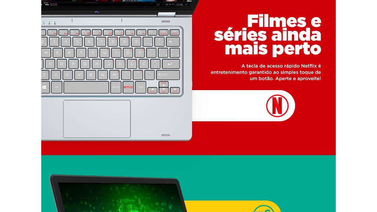 Notebook 2 em 1 Positivo Duo