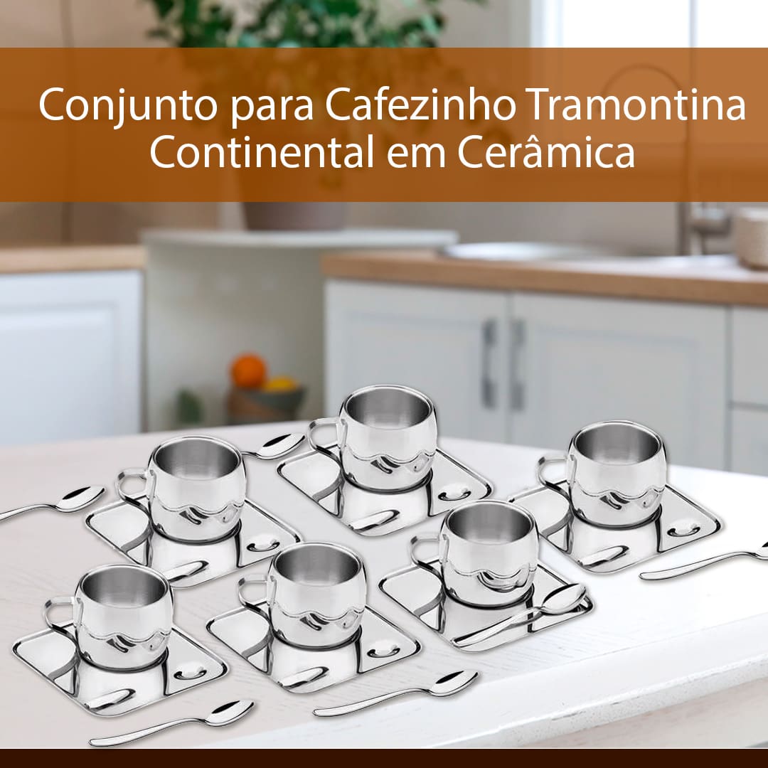 Conjunto para Cafezinho Tramontina Continental